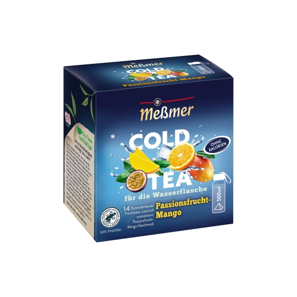 4002221037618 - Meßmer Tee COLD TEA 105564 Passionsfrucht-Mango 4002221037618 Ostfriesische Tee Gesellschaft Laurens Spethmann 105564 14 Stück