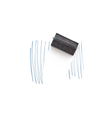 magnetoplan Tafelwischer 1228801 magnetoWipe ecoAware PET-Filz grau