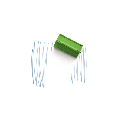 magnetoplan Tafelwischer 1228805 magnetoWipe ecoAware PET-Filz grün
