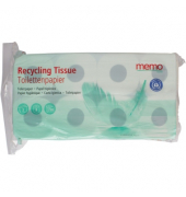 Toilettenpapier Recycling Tissue, ohne, H1321, 2-lagig, wei&szlig;, 250 Blatt / Rolle,