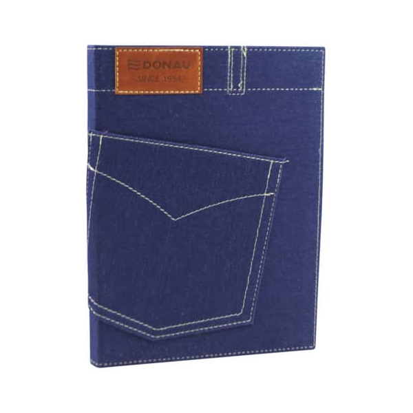 3 Stück PBs Notizbuch 1350104-18, Jeans, blau, A5, kariert, 80g, 96 Blatt / 192 Seiten 9004546505846 PBs
