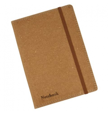 Notizbuch 1350105-02, braun, A5, liniert, 80g, 96 Blatt / 192 Seiten