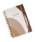 Notizbuch 1348104-02, Happy Life, braun, A5, liniert, 80g, 100 Blatt / 200 Seiten
