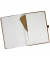 Notizbuch 1350106-02, braun, A5, kariert, 120g, 56 Blatt / 112 Seiten