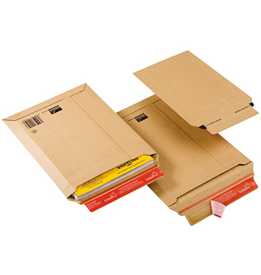 Versandtaschen Rigid Plus CP 010.01, Sonderformat, ohne Fenster, selbstklebend, 38g, braun