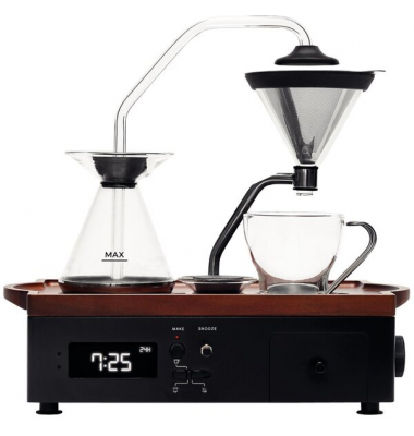 Design Kaffeemaschine Tee Timer, schwarz, 28 x 18 cm x 29 cm