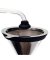 Design Kaffeemaschine Tee Timer, schwarz, 28 x 18 cm x 29 cm