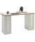 Schreibtischkombination Home Office MD1410PW696, , rechteckig, weiß / weiß
