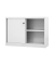 Schiebet&uuml;renschrank ECO SD12081S645, abschlie&szlig;bar, 2 OH, lichtgrau, 120x83,9x43cm /BxHxT)