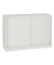 Schiebet&uuml;renschrank ECO SD12081S696, abschlie&szlig;bar, 2 OH, wei&szlig;, 120x83,9x43cm /BxHxT)