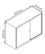 Schiebet&uuml;renschrank ECO SD12081S696, abschlie&szlig;bar, 2 OH, wei&szlig;, 120x83,9x43cm /BxHxT)