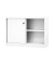 Schiebetürenschrank ECO SD12081S696 1Boden verkehrsweiß