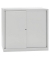Schiebet&uuml;renschrank ECO SD12112S645, abschlie&szlig;bar, 3 OH, lichtgrau, 120x118,1x43cm (BxHxT)