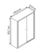 Schiebet&uuml;renschrank ECO SD12173S696, abschlie&szlig;bar, 4 OH, wei&szlig;, 120x163,7x43cm (BxHxT)