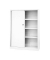 Schiebet&uuml;renschrank ECO SD12173S696, abschlie&szlig;bar, 4 OH, wei&szlig;, 120x163,7x43cm (BxHxT)