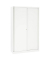 Schiebet&uuml;renschrank ECO SD12194S696, abschlie&szlig;bar, 5 OH, wei&szlig;, 120x198x43cm (BxHxT)
