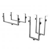 PC-Halterung Viewgo Schreibtisch für Computer bis 35kg, silber