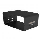 Monitorerhöh. Addit Bento 123 schw. für Monitore bis 20kg, verstellbar