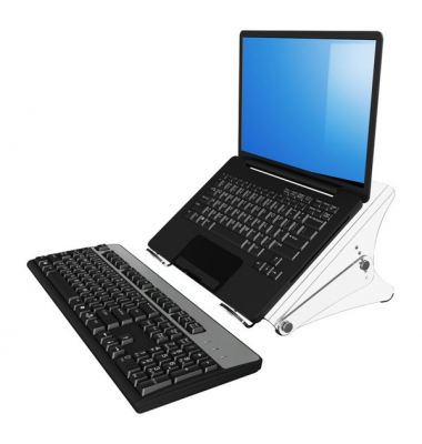 Notebookerhöhung Addit 450 acryl für Notebooks bis 15", verstellbar