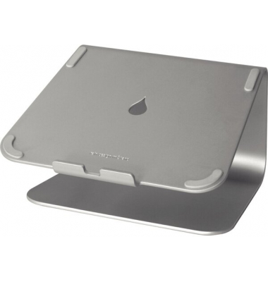 Laptop Stand mStand, silber, aus einem Guss, Auflagefläche bis zu