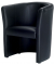 Clubsessel Echtleder schwarz Elegant, bequem und einladend