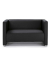 Sofa Zürich, Kunstleder schwarz Elegante Sitzmöbel