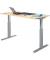 Schreibtisch MULTI M, elektrisch h&ouml;henverstellbar, rechteckig, ahorn