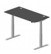 Schreibtisch Comfort Multi M, rechteckig, anthrazit