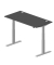Schreibtisch Comfort Multi M, rechteckig, anthrazit