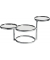 Glastisch XABI rund, Chrom/Glas ESG-Sicherheitsglas