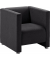 Sessel Zürich, Stoff anthrazit Elegante Sitzmöbel