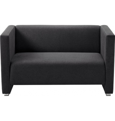 Sofa Zürich, Stoff anthrazit Elegante Sitzmöbel