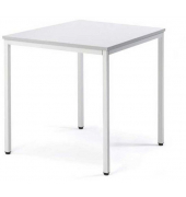 Besprechungstisch Deskin-Line, 72cm (H), 80x70cm (BxT), 4 Personen, rechteckig, lichtgrau / lichtgrau