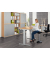 Schreibtisch Comfort MULTI M pro, elektrisch h&ouml;henverstellbar, 64-130cm (H), 160x80cm (BxT), rechteckig, lichtgrau / wei&szlig;