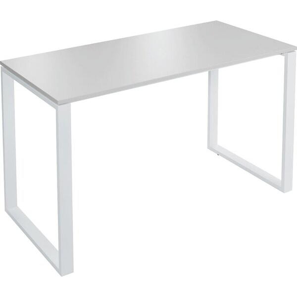 4255704320640 - Stehtisch Celsus 110cm (H) 160x80cm (BxT) rechteckig lichtgrau   weiß 4255704320640 Deskin