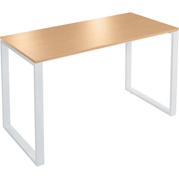 4255704320657 - Stehtisch Celsus 110cm (H) 160x80cm (BxT) rechteckig buche   weiß 4255704320657 Deskin