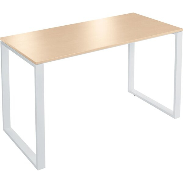 4255704320664 - Stehtisch Celsus 110cm (H) 160x80cm (BxT) rechteckig ahorn   weiß 4255704320664 Deskin