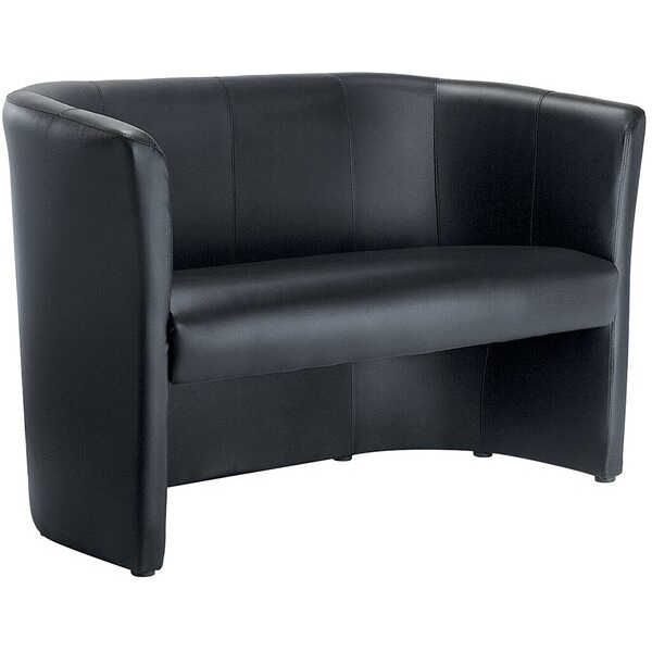 4255704320848 - Clubsofa Kunstleder schwarz Elegant bequem und einladend 4255704320848 Deskin