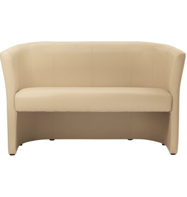 Clubsofa Kunstleder beige Elegant, bequem und einladend