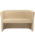 Clubsofa Kunstleder beige Elegant, bequem und einladend