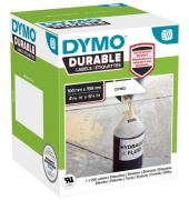 LW Kunststoff-Etikett 104 x 159 mm, wei&szlig;, Rei&szlig;-, Reinigungsmittelfest,