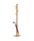Garderobenständer easyCloth Wood Range PECPP.05, mit 8 Haken, mit Schirmständer, Holz, orange