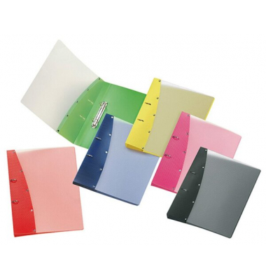 Ringbuch Diamond 1141400, A4 2 Ringe 20mm Ring-&Oslash; PP-Vollkunststoff farbig sortiert