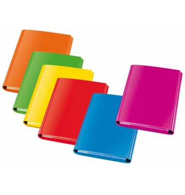 Heftbox VELOCOLOR&reg; 1441300, A4 farbig sortiert, Karton glanzkaschiert