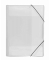 Eckspannmappe Crystal 4432290, A3 farblos-transparent Kunststoff, f&uuml;r ca. 300 Blatt  (80 g/m&sup2;), mit 3 Einschlagklappen
