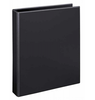 Ringbuch Comfort 1149080, A4 2 Ringe 25mm Ring-Ø PVC schwarz