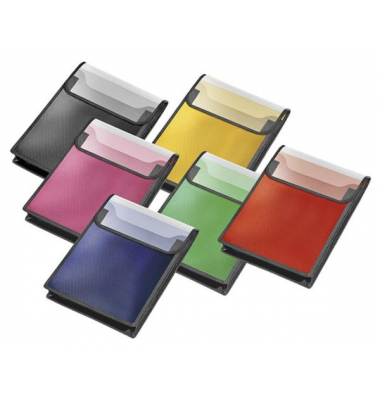 Heftbox VELOBAG 1442402, A4 farbig sortiert, 5,5cm F&uuml;llh&ouml;he