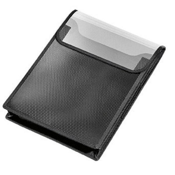 4000225066856 - VELOBAG Heftbox A4 schwarz hoch mit Klettverschluss 4000225066856 12 Stück
