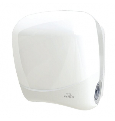 Rollenhandtuchspender 2356008, wei&szlig;/transparent, Au&szlig;enabrollung