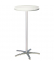 Stehtisch 109cm (H), Ø 60cm (BxT), rund, weiß